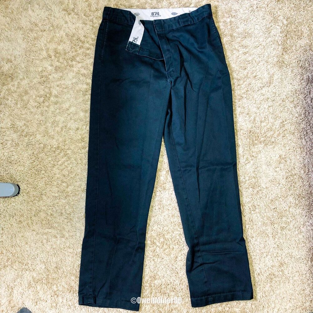 Dickies Original 874® Work Pants - Black, Size 38x34